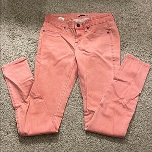 Rich & Skinny Coral Skinny Jeans SZ 27